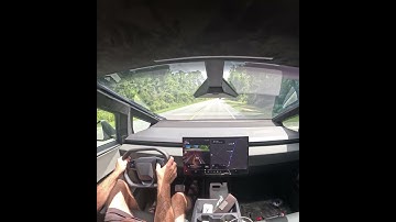 Cybertruck FSD - Started to turn left. It was too close for my comfort. Truck was only 3-4 sec away.