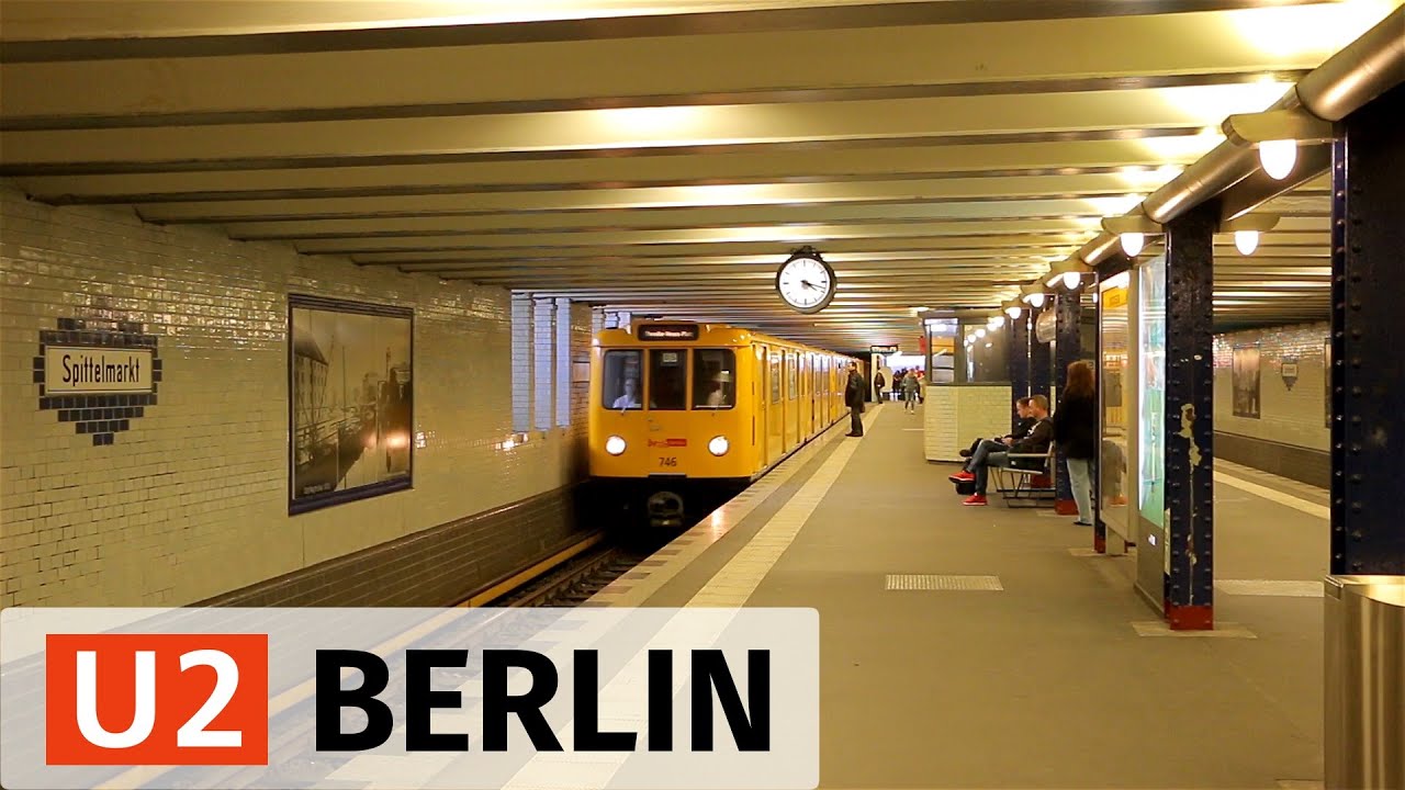 UBahn Berlin U2 Action in the Center Part 1 YouTube