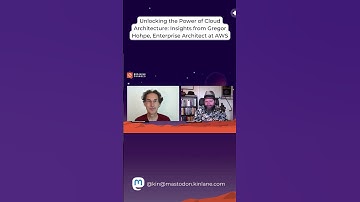 Unlocking the Power of Cloud Architecture:  Insights from Gregor Hohpe #shorts