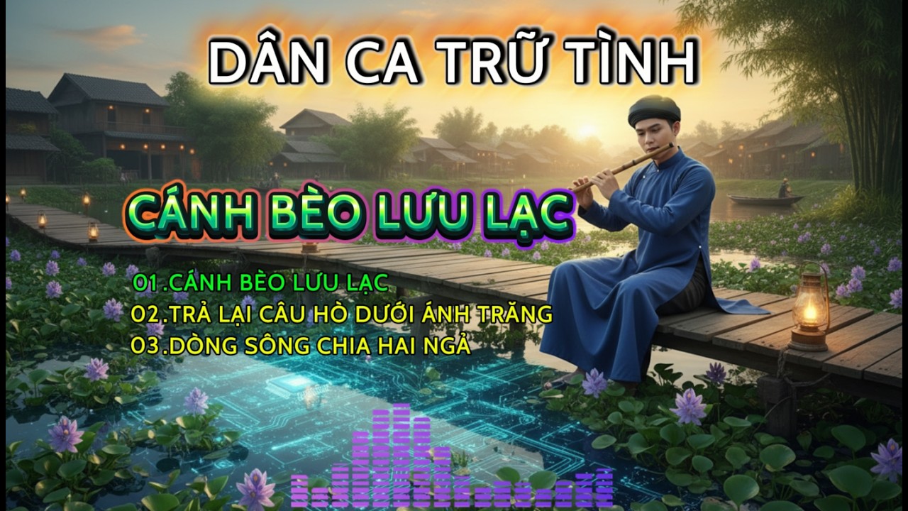 CÁNH BÈO LƯU LẠC – Liên Khúc Dân Ca Nghe Mà Nhói Lòng | GIAI ĐIỆU A.I Vol.12 #nhạctrữtình #nhacdanca