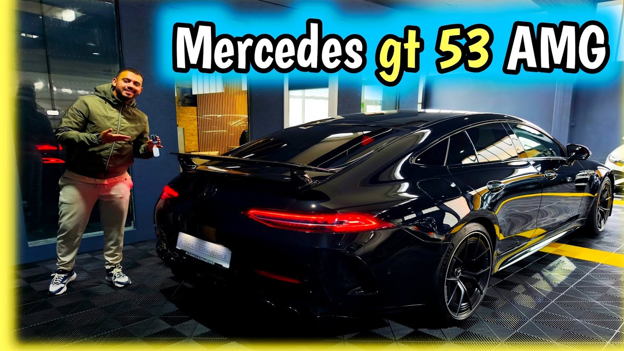 هكيفاش شرينا هاد الوحش بدون دفع الضريبة 😍 ألف مبروك على خونا من اسبانيا ♥️ Mercedes Benz gt 53 AMG