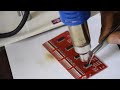 Clean and easy smd soldering at home using blower
