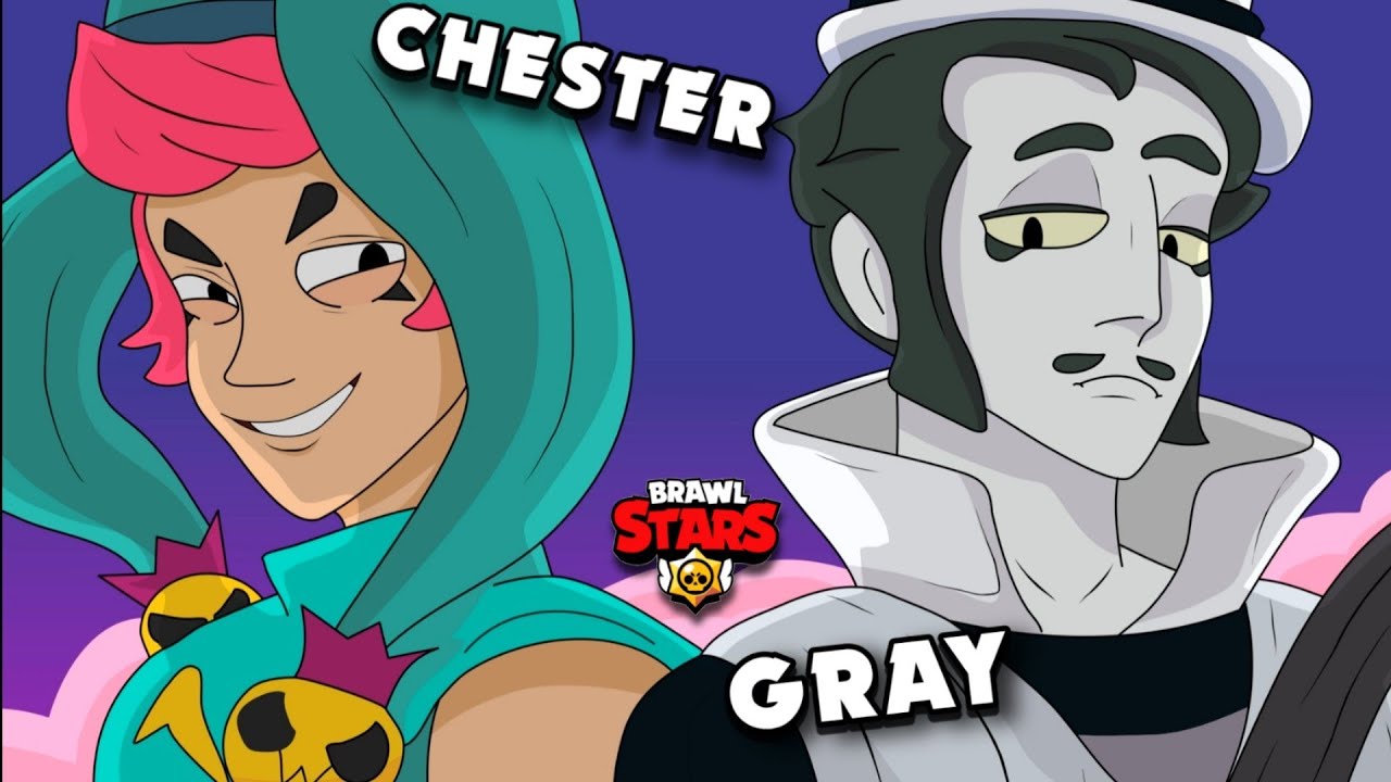 CHESTER & GRAY - BRAWL STARS ANIMATION COMPILATION 