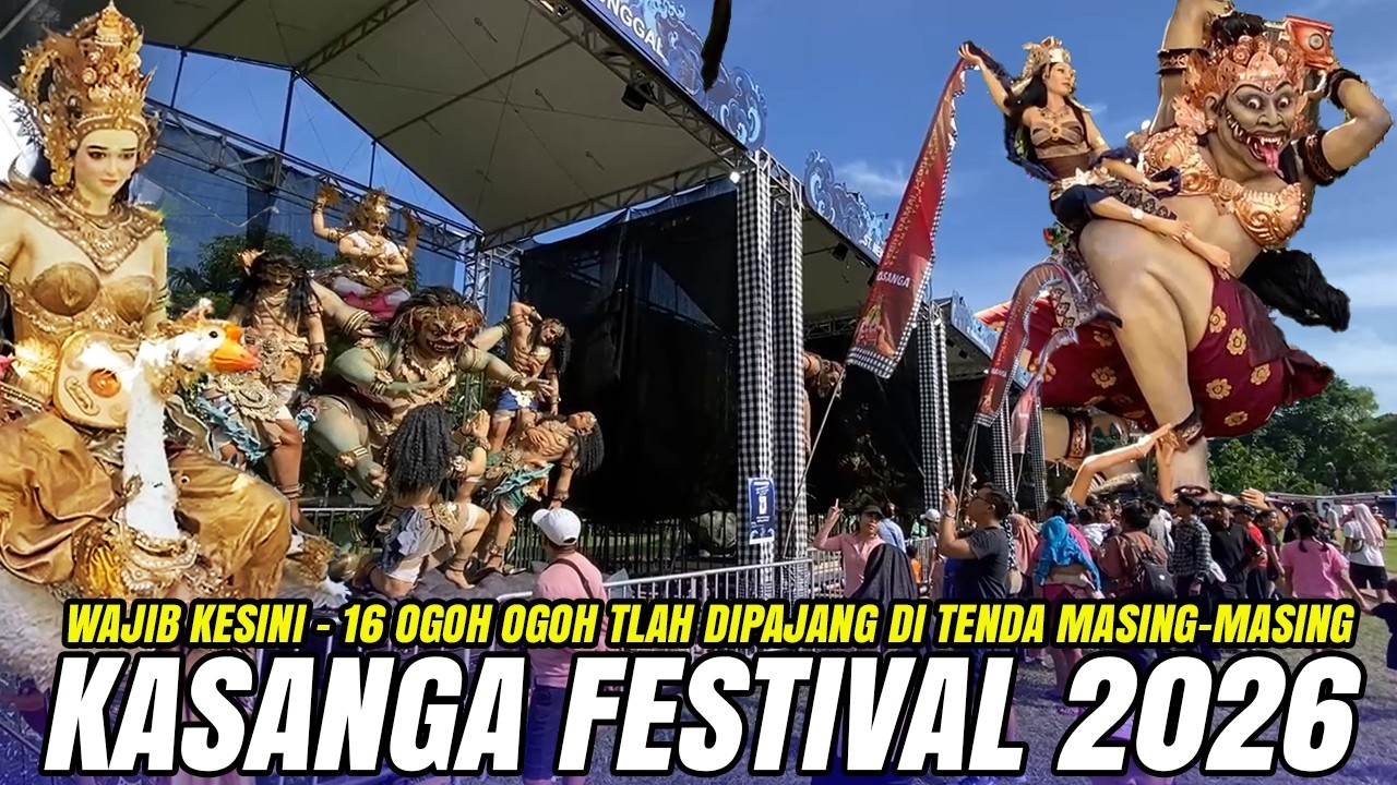 16 OGOH OGOH TERBAIK DIPAJANG DI LAPANGAN PUPUTAN, RAMAI FULL KASANGA FEST 2026