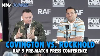 Colby Covington, Luke Rockhold GO OFF on Bo Nickal | RAF 5 pre-match press conference