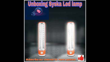 (UNBOXING) Syska Sparkle Rechargeable Emergency LED Lantern