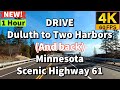 Drive North Shore Minnesota from Duluth to Two Harbors on Scenic Drive Highway 61
