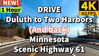 Drive North Shore Minnesota from Duluth to Two Harbors on Scenic Drive Highway 61