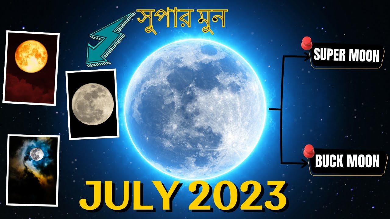 জুলাই মাসের সুপার মুন | কেন এই চাঁদের নাম Buck Moon? | Full Moon July ...