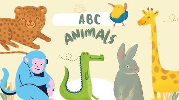 ABC Animals - Alphabet Learning Song for Kids #2Years4Months300KidsSongsChallenge #babycanlearn1