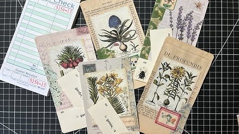 Guest Check Ephemera - Making Tags, Tucks and Tags with Pockets