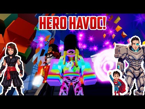 Roblox:  HERO HAVOC! COMPLETING QUESTS WITH GUSTO