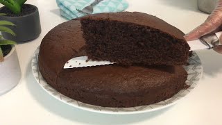 gâteau au chocolat /بمكونات بسيطة حضرت أحلى و ألذ كيك يومي/كيكة الشوكولاتة الإسفنجية بماقادير مضبوطة