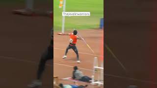 Javelin throw technique slow motion, nationals video 2014 screenshot 1