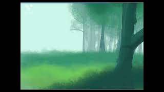 Forest background speed paint