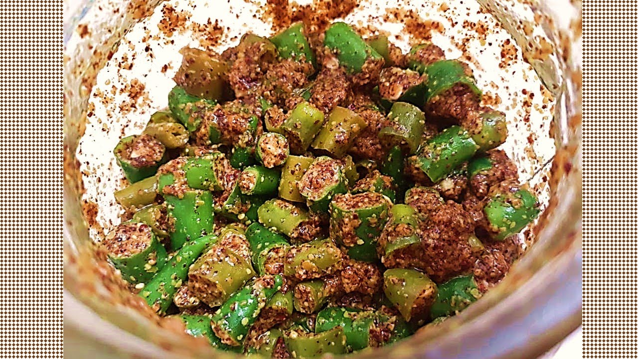 Green Chilli Pickle with Mustard Seed Green Chilli Pickle Recipe