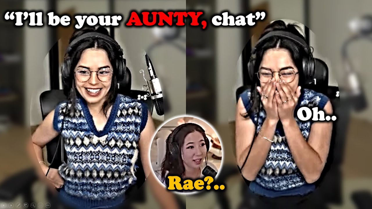 Valkyrae forgot to mute while ROLE-PLAYING as an AUNTY with her chat