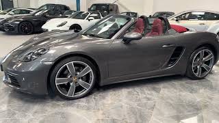 2018 PORSCHE 718 BOXSTER AGATE GREY 1 OWNER