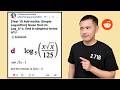 Simple logarithm: Given that u=log_5(x), find in simplest forms of u