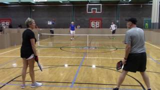 MOKAN Pickleball Tournament. 3.5 Mixed Doubles. Jan Flemington/Rob Schmidt v opponents