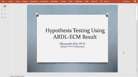 EViews: Wald Test (Hypothesis Testing) Using ARDL-ECM Result