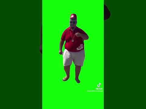 Hombre gordo bailando Green screen severi dom dom yes yes 