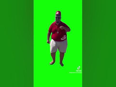Hombre gordo bailando Green screen severi dom dom yes yes 