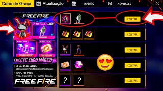 CORRE!! PEGUE O SEU CUBO GRATUITO, ITENS ANTIGOS VOLTANDO, BANDEIRÃO E NOVOS EVENTOS - FREE FIRE