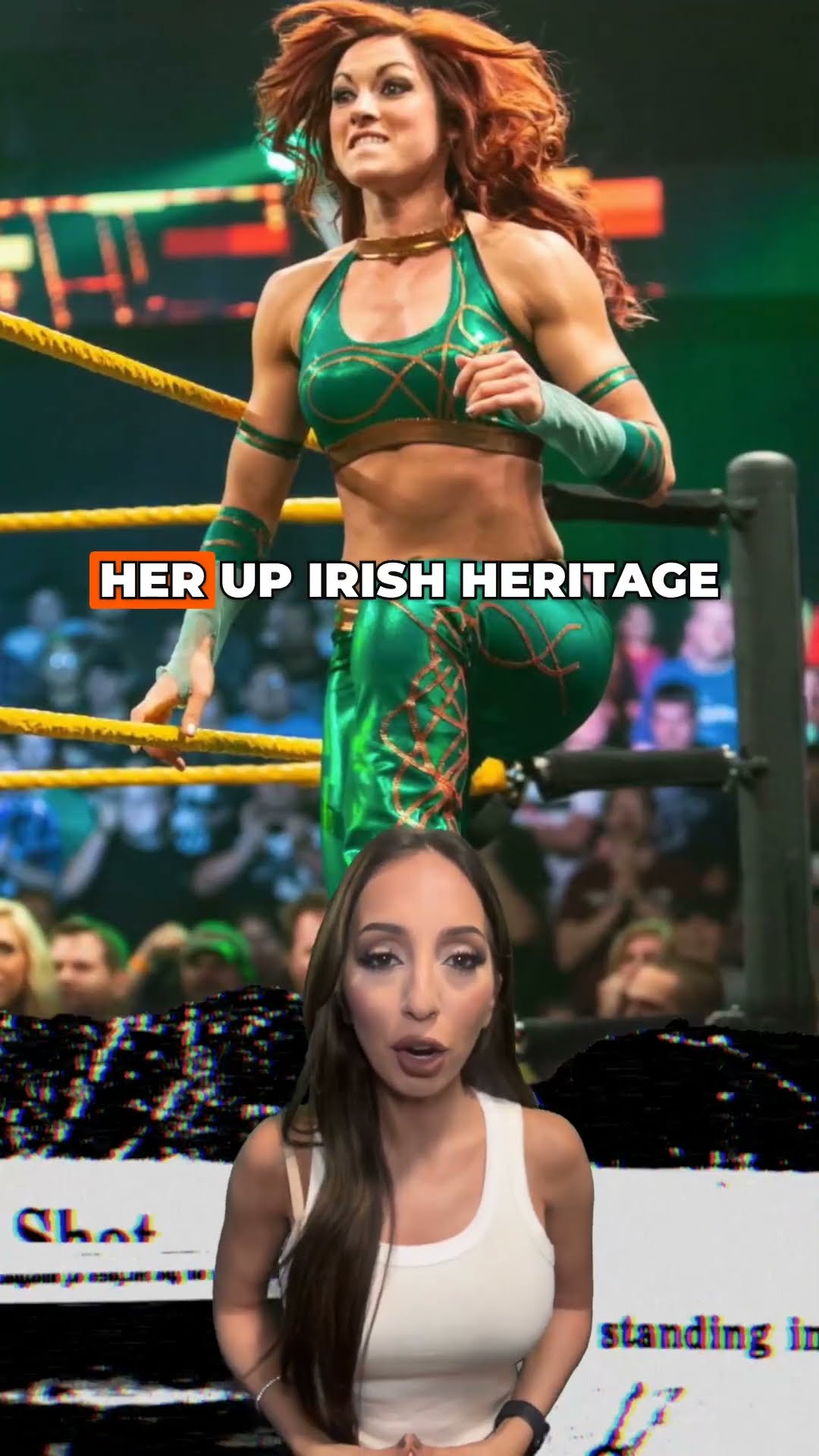 Can you believe Becky Lynch started as an Irish dancer in WWE #WWE #BeckyLynch #shorts #NXT