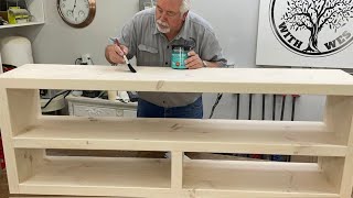 DIY...Building a HighEnd TV Console on a Budget