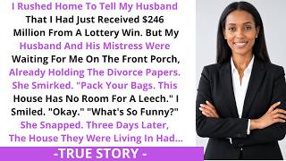My Husband Handed Me Divorce Papers And Said, Pack Your Bags.He Didn’t Know I Had Just Won $246|Calm