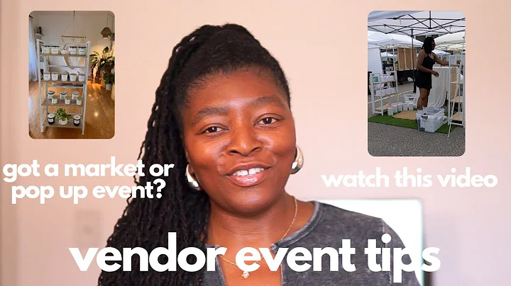 5 Easy Tips For Vendor Events  | Pop Up Markets | Craft Fairs