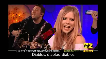 Avril Lavigne - Wish you were here LIVE subtitulado en español