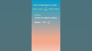how to change degree to radian #youtubeshort #byrpsingh