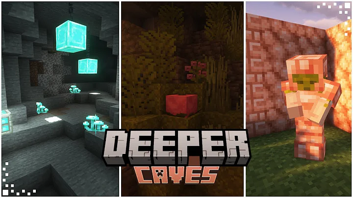 Deeper Caves (Minecraft Mod Showcase) | Cave Expansion, New Blocks & More | Forge 1.19.2 / 1.20.1