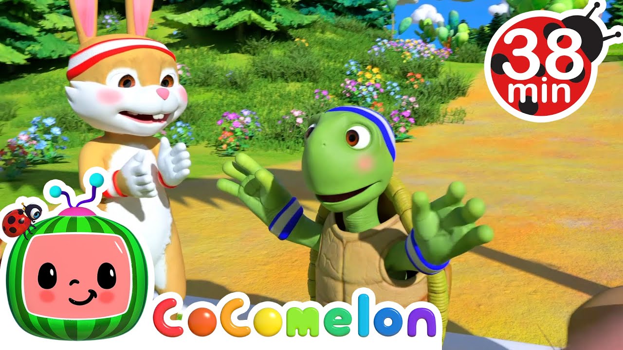 ⁣The Tortoise and the Hare - @CoComelon  Kids Song | Classic Fable