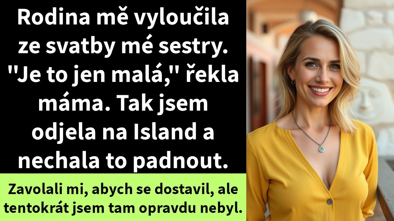 Rodina mě vyloučila ze svatby mé sestry. 