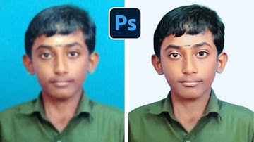 "Fix Low-Quality Passport Photos in Photoshop 🔥 | Step-by-Step Guide"