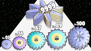 Grinder Run 3D - Level Up Grinder Max Level Gameplay