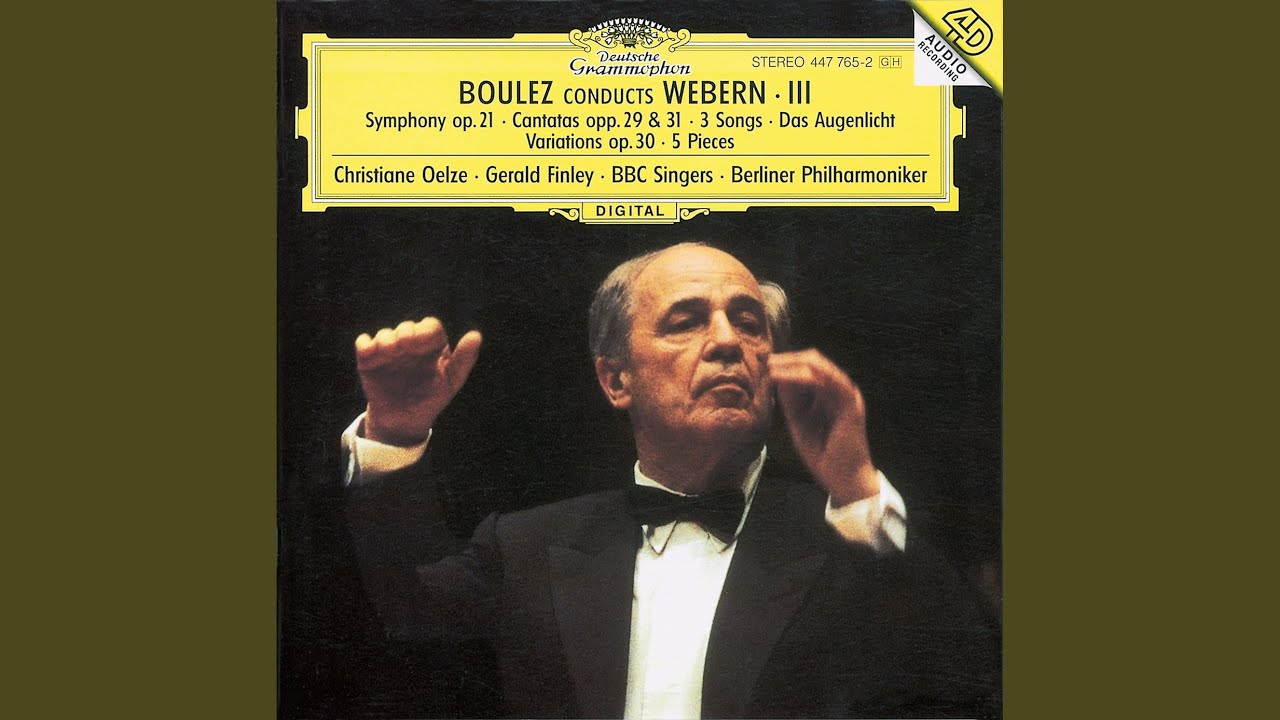Παρακολούθηση Webern: 3 Lieder for Voice and Orchestra, Op. posth: No. 3, O sanftes Glühn der Berge στο YouTube Παρακολούθηση Webern: 3 Lieder for Voice and Orchestra, Op. posth: No. 3, O sanftes Glühn der Berge στο YouTube