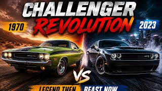 1970 vs 2023 Dodge Challenger 🔥 | 53 years of Evolution 