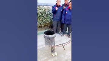 The process of watering = good tools can improve the efficiency of doing things