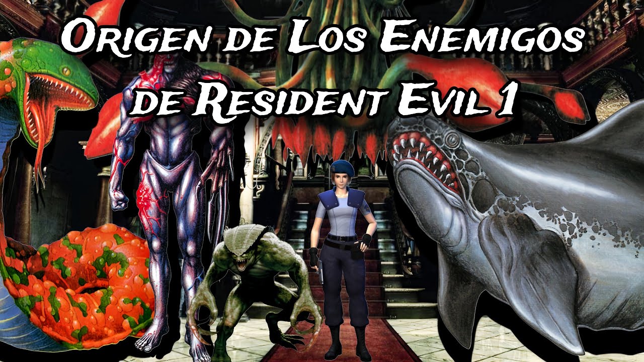 Origen de TODOS Los Enemigos de Resident Evil 1 (PS1) - YouTube
