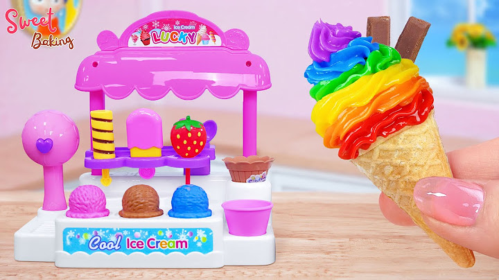 🌈Rainbow Ice Cream Cake🌈Beautiful Miniature Rainbow Ice Cream Cake Decorating Ideas🍫Sweet Baking🍫