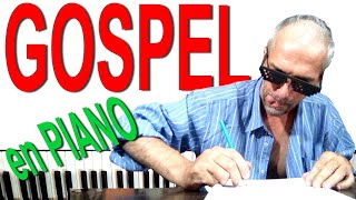 Como tocar GOSPEL en PIANO ❤️ AMAZING GRACE (Armonía y Licks Típicos) Gospel Style Piano Tutorial