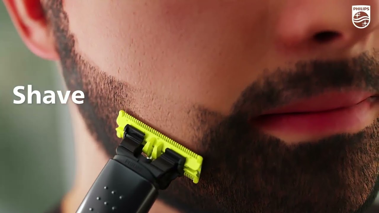 OneBlade - | Hybrid Trimmer and Shaver with Dual Protection Technology |  Most Skin Friendly Trim | QP1424/10