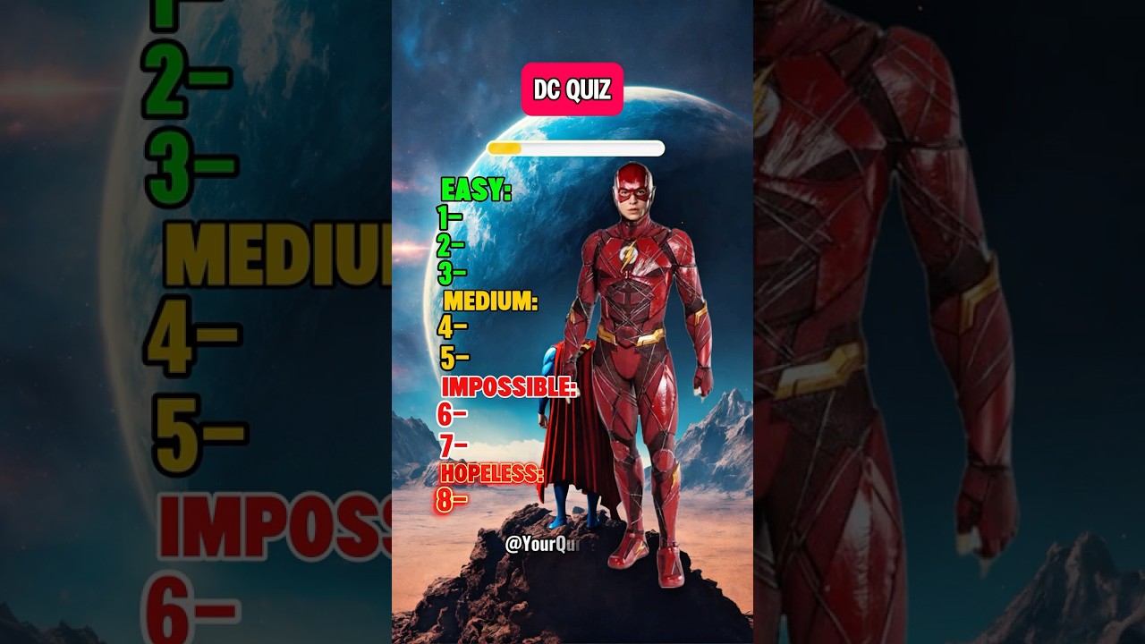 DC Quiz! You Are Not A DC Fan If You Can't Get These Right! 
