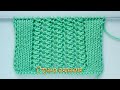 Узоры спицами. Ажурный узор в один ряд. Knitting patterns. Lace pattern in one row.
