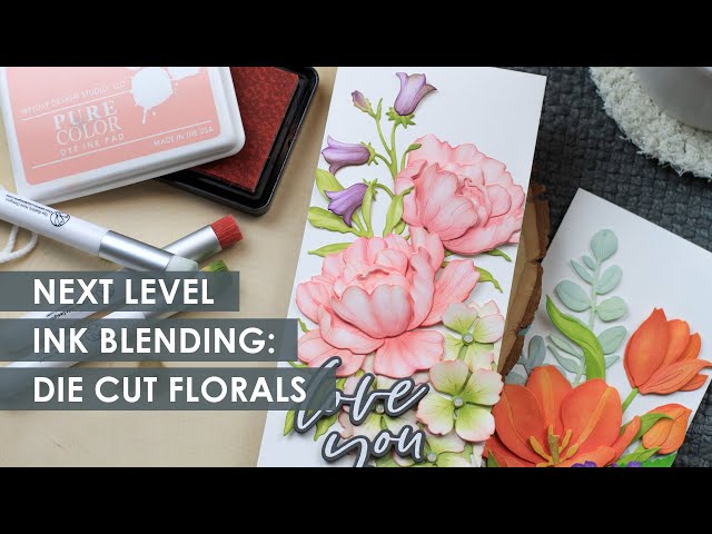 Detailed Ink Blending on Die Cuts ft. Honey Bee Stamps class=