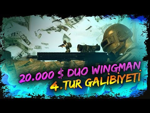 20.000$ DUO WINGMAN 4. TUR GALİBİYETİ [PUBG]